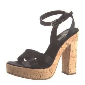 Prada Black Strappy Platform Sandals- make me an offer
